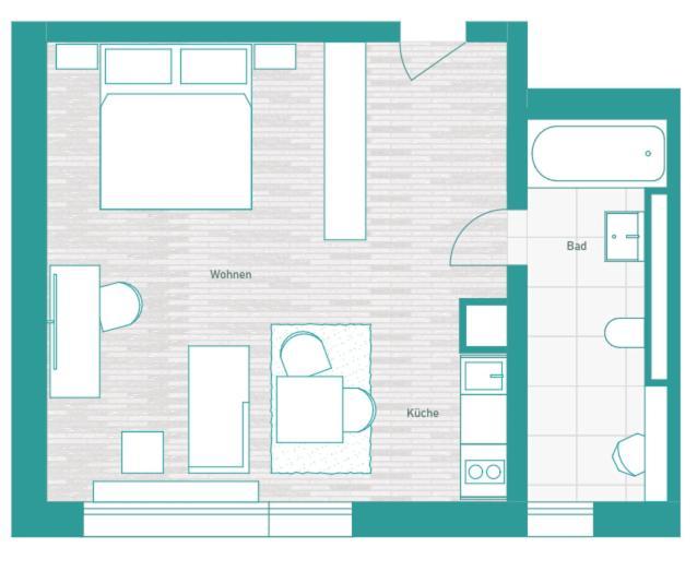 Livingroom Mathildenhoehe 达姆施塔特 外观 照片