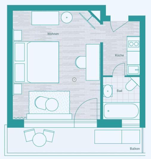 Livingroom Mathildenhoehe 达姆施塔特 外观 照片