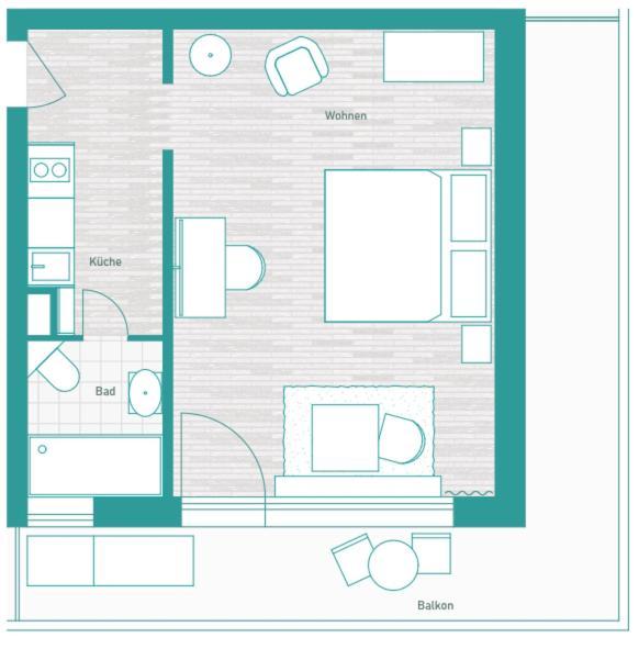 Livingroom Mathildenhoehe 达姆施塔特 外观 照片